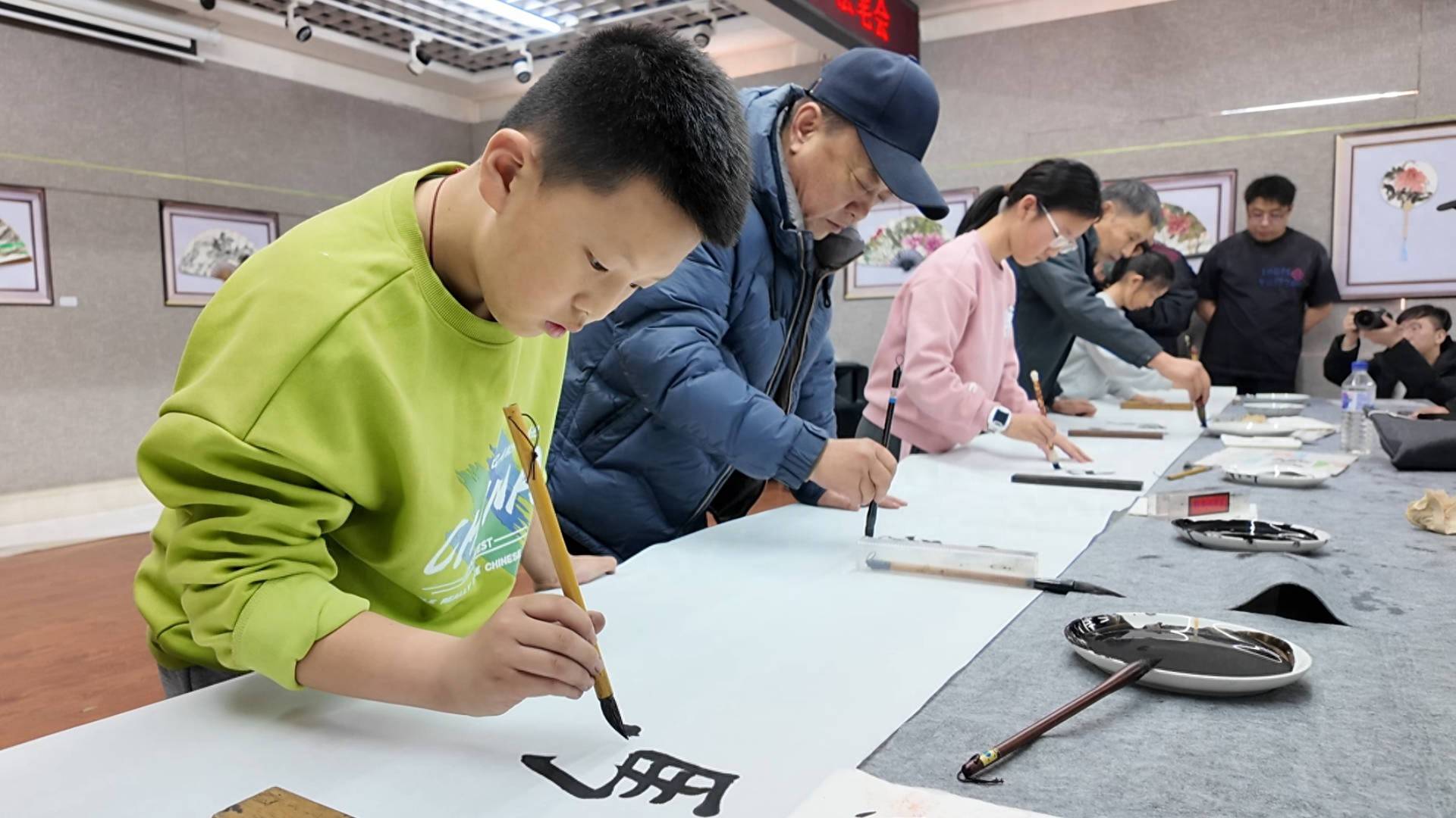 蛟河市舉辦2026年元宵節“猜謎結緣 老少同書”書法筆會