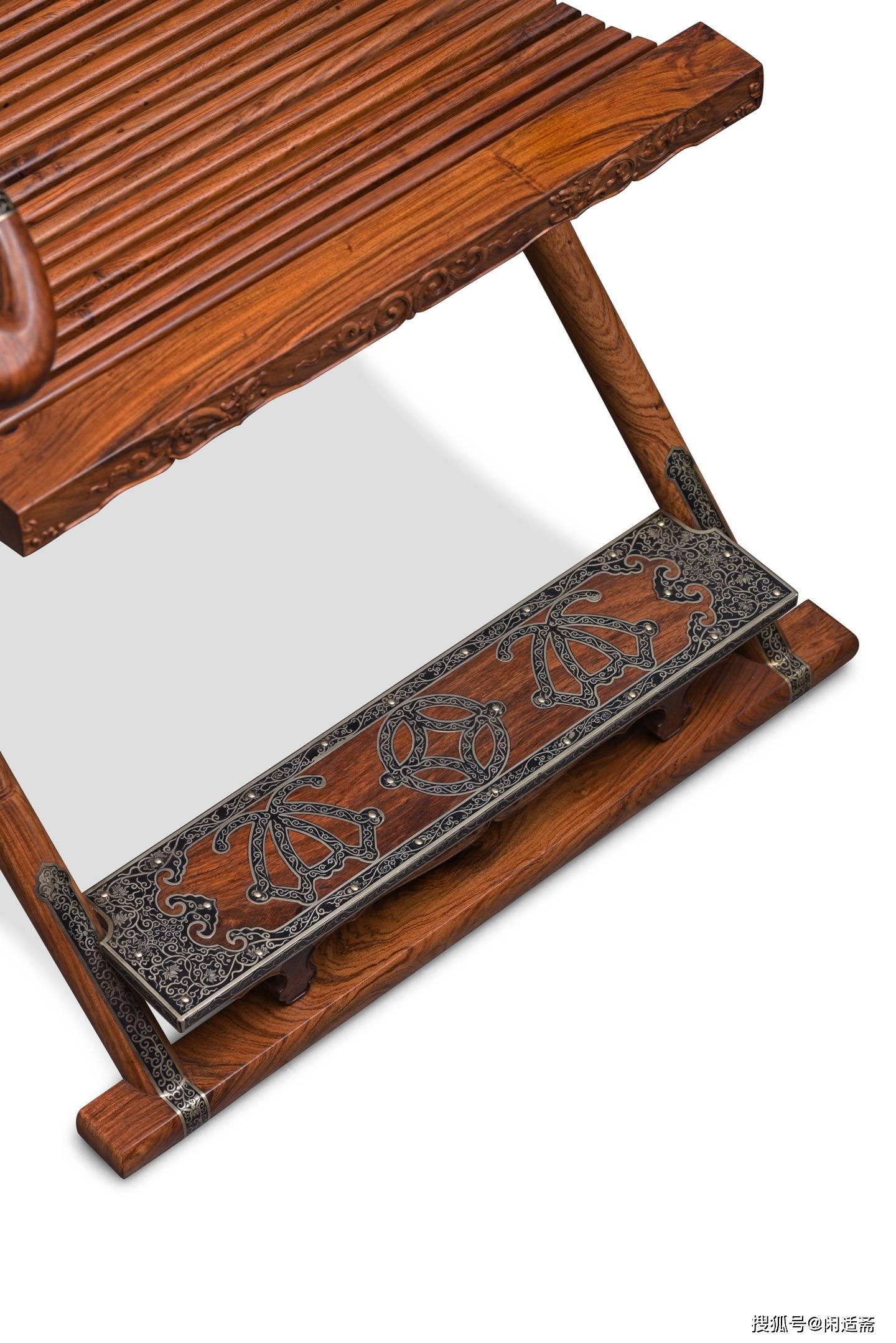 原創匠心造器，收藏珍品，黃花梨麒麟紋交椅