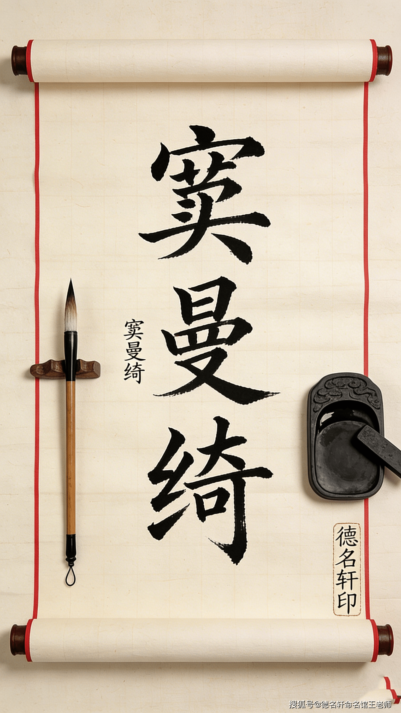 原創寶寶起名案例 竇曼綺：曼舞綺羅，竇門錦繡