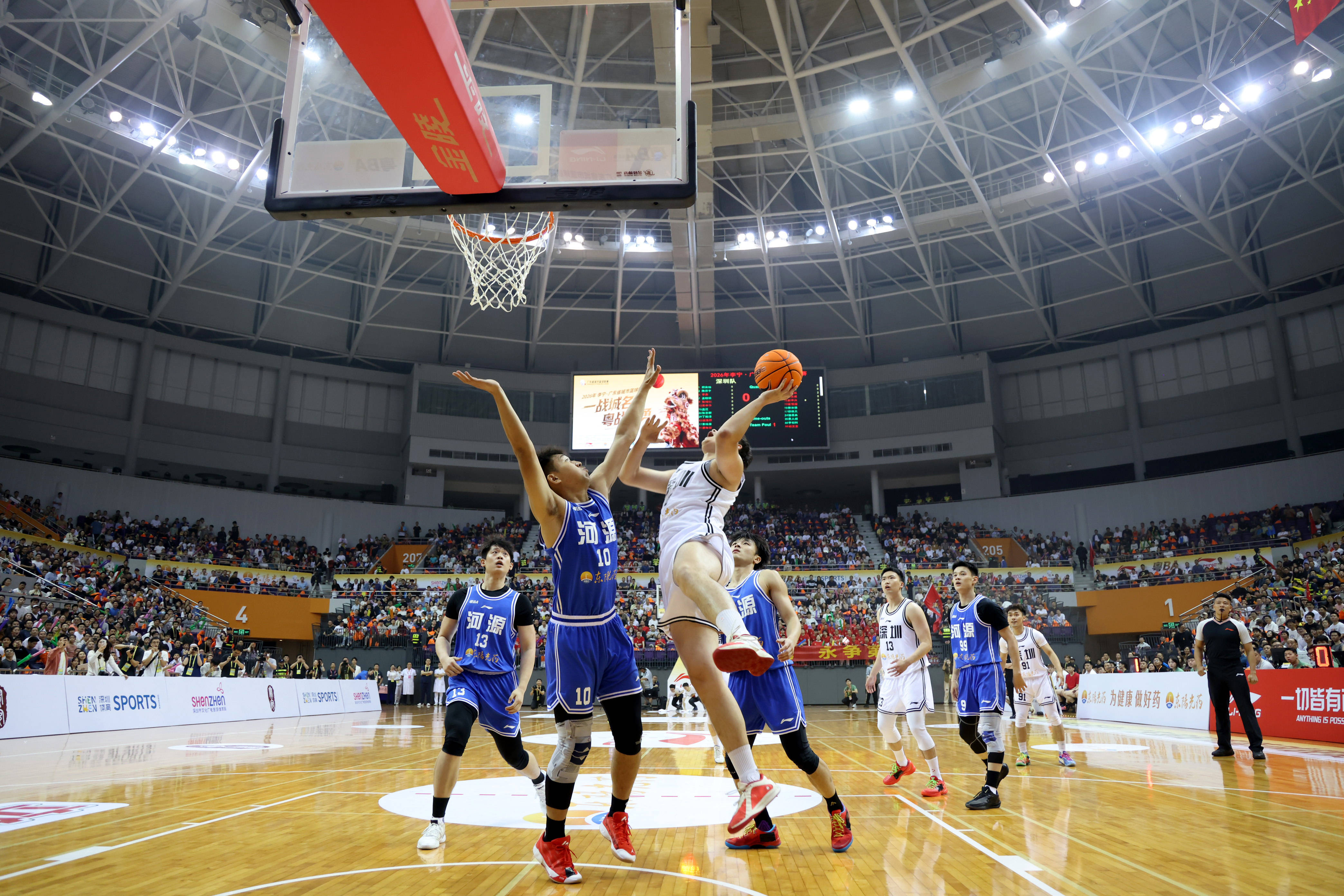 科技遇見籃球：粵BA深圳主場首秀的日與夜