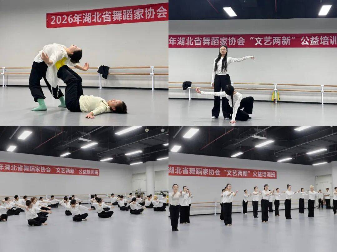 湖北省舞蹈家協會“文藝兩新”公益培訓班走進孝感
