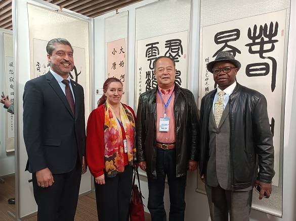 原創全球華人百名傑出書畫家新作展盛大開幕 李成棟書法躋身十五人特展獲重點推薦