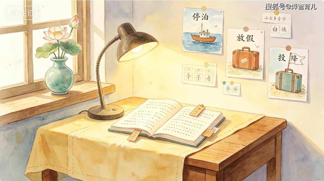 小學 1-6 年級必考多音字「全套59組合集」，附：口訣 + 專項練習題