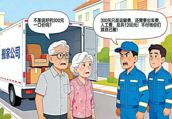 “一口價”搬家背後有貓膩！49人落入圈套，半數為獨居女性