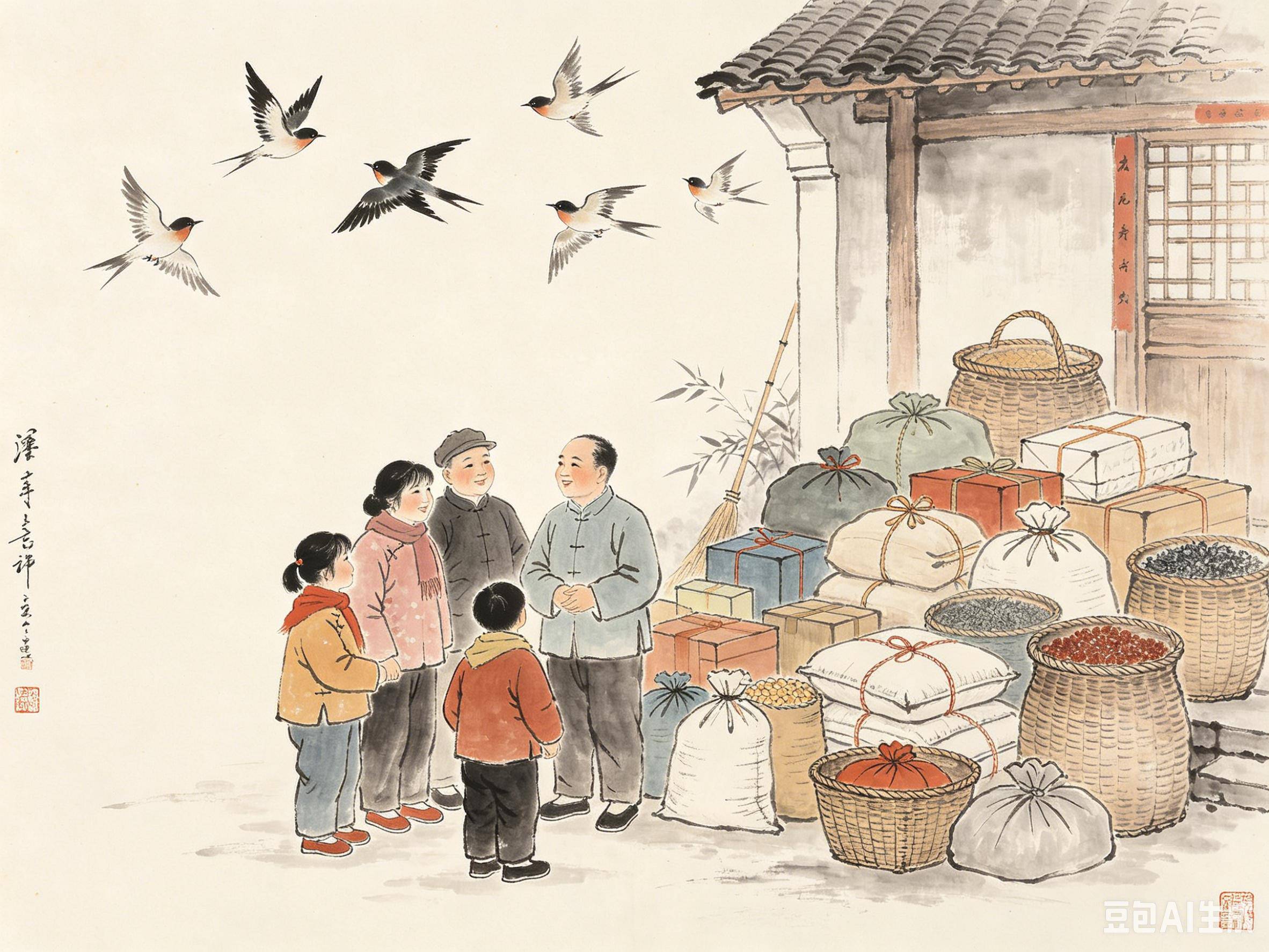 原創民間故事：百鳥朝鳳刺繡，活了！
