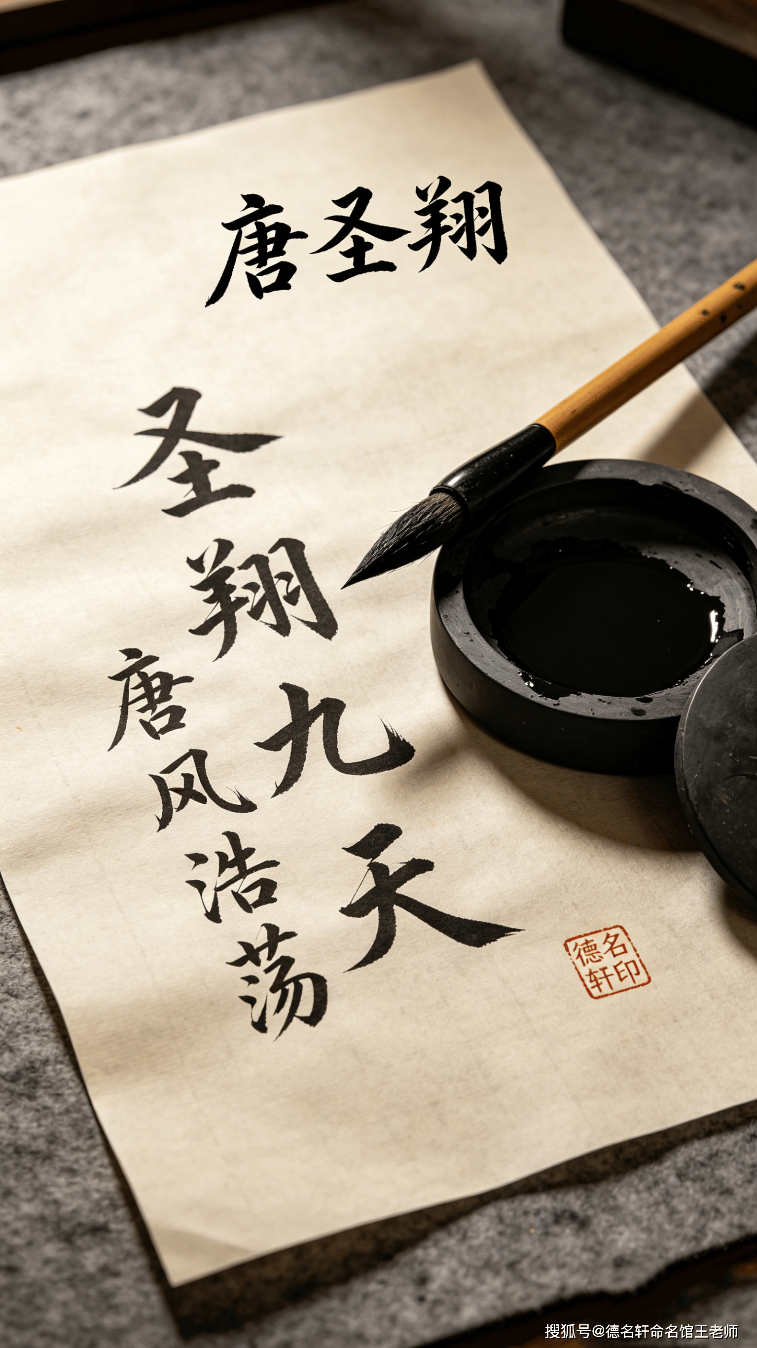 2026年寶寶起名案例 唐聖翔：聖翔九天，唐風浩蕩