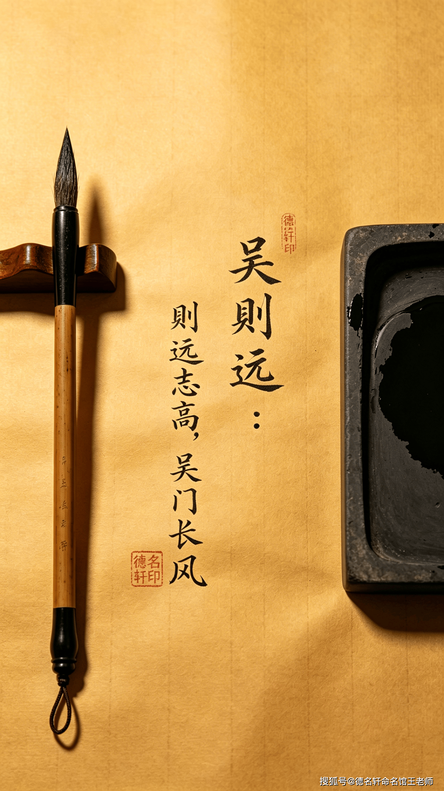 原創寶寶起名案例 吳則遠：則遠志高，吳門長風