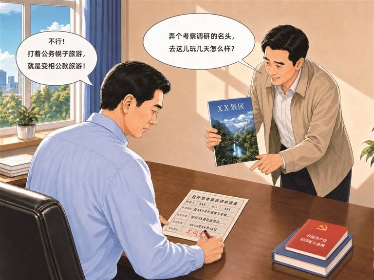 明紀釋法丨扯下公款旅遊的“隱身衣”
